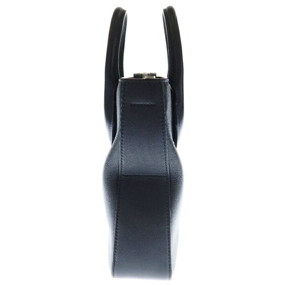 FERRAGAMO Logo Jacquard Shoulder Bag Tote Black - Picture 3 of 6